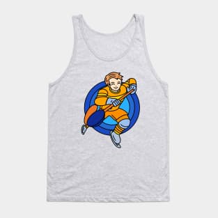 Cartoon ice hockey boy Tank Top